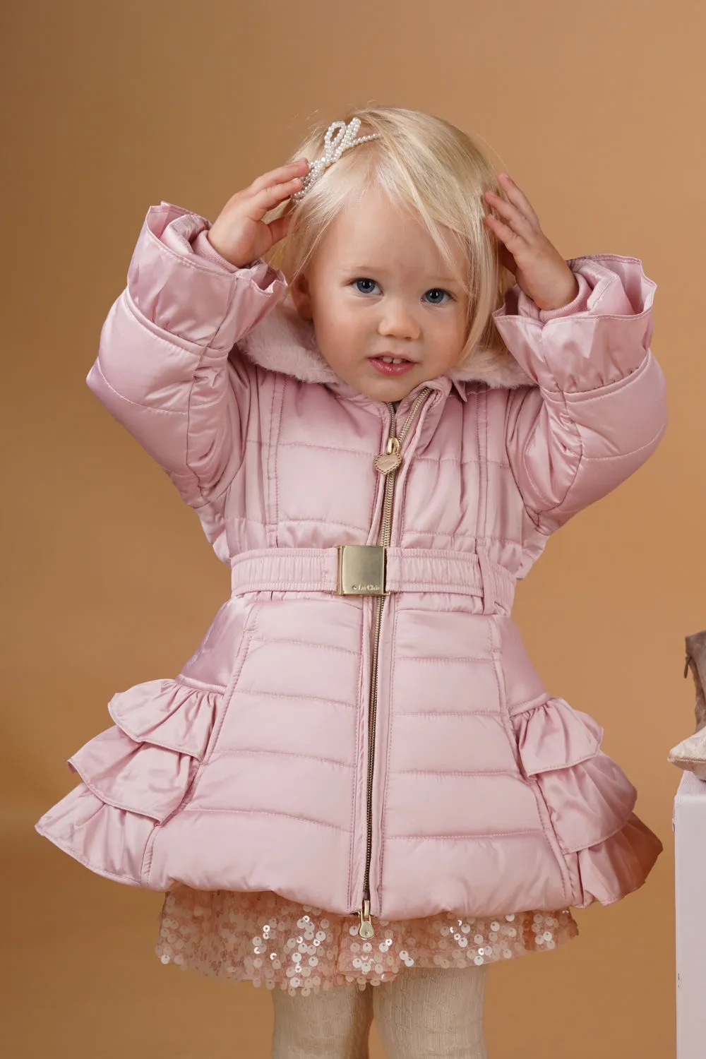 ♥ BALUCIA ♥ ruffle coat *Cotton Candy*