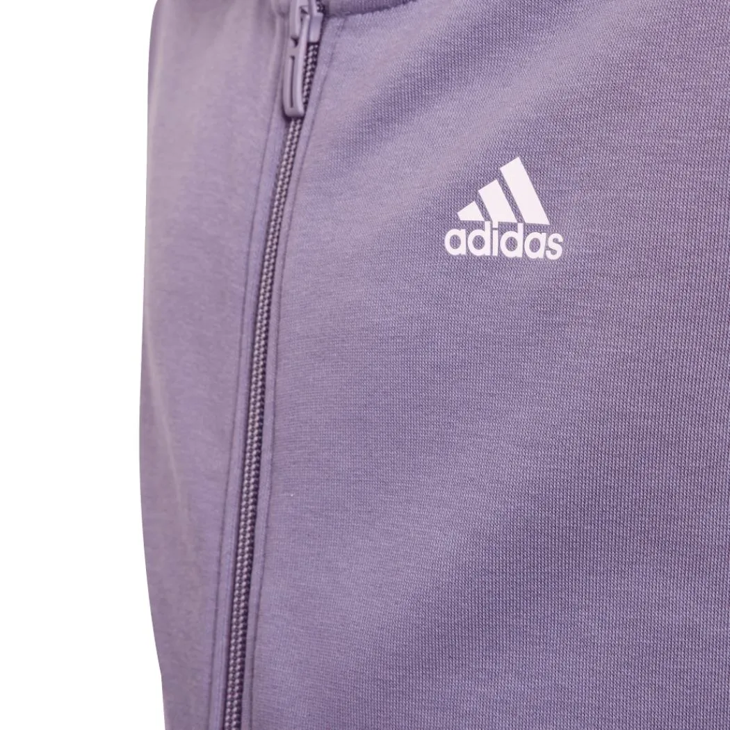 adidas Essentials Linear Logo Front Zip Kid's Hoodie