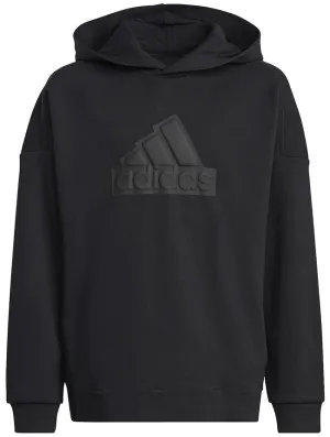 Adidas Juniors Future Icons Logo Hoodie Black