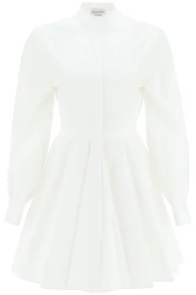 Alexander mcqueen poplin shirt dress