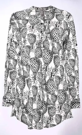 Aloha Pineapple Printed Tunic - Final Sale