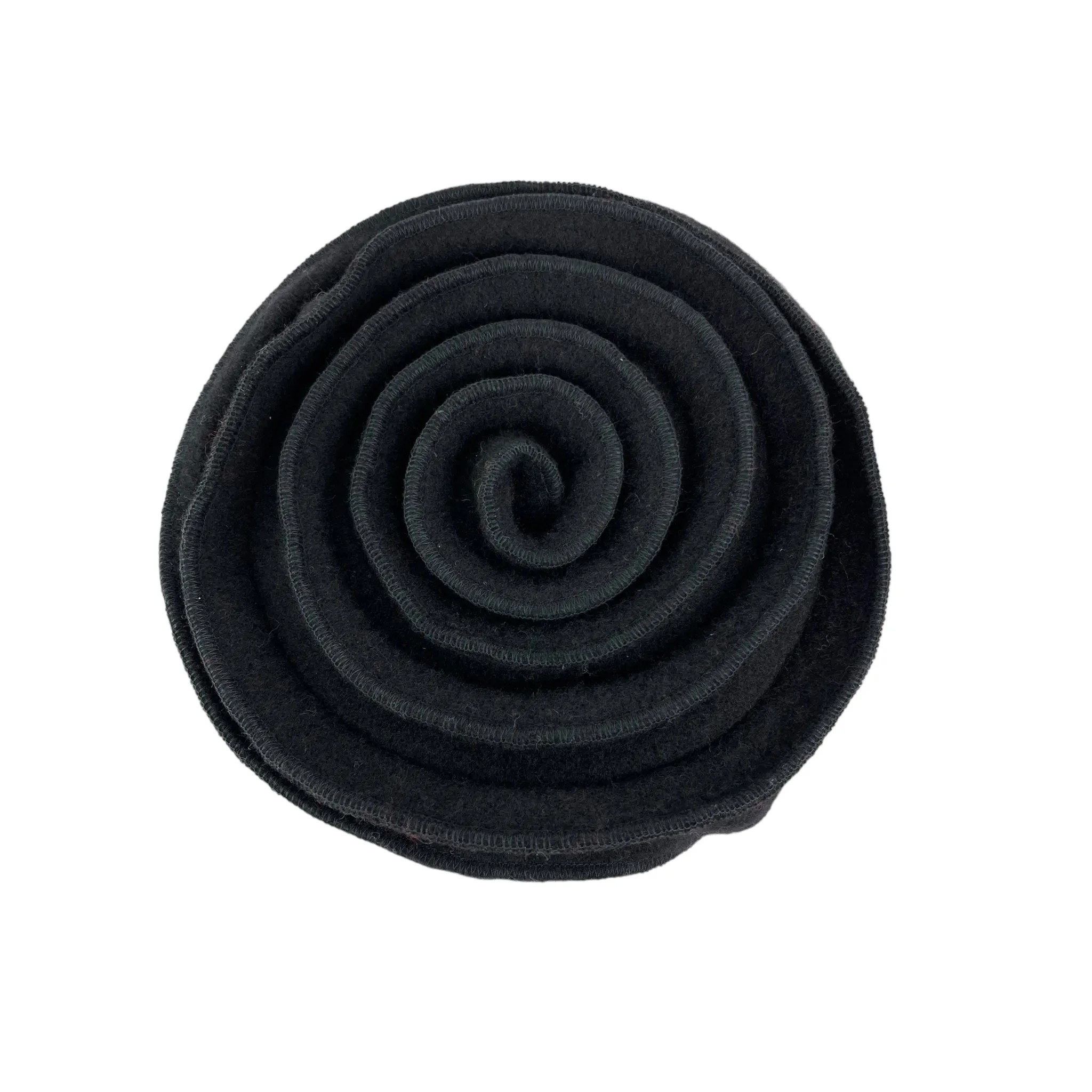 ALTONA SPIRAL KNIT WOOL BERET