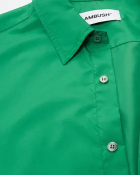 Ambush Monochrome Pocket Short Sleeve Amazon Green Shirt