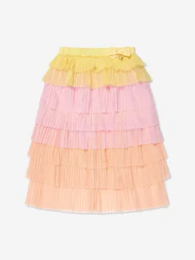 Angels Face Girls Tiered Pleated Pandora Skirt