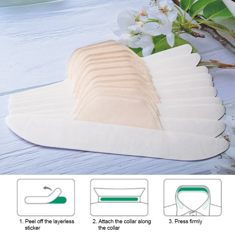 Anti Dirty Disposable Shirt Collar Sweat Pads