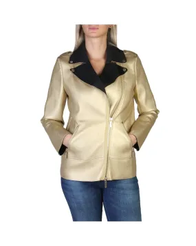 Armani Exchange Women's Metallic Biker Jacket