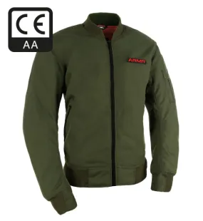 Armr Waterproof Olive Green Bomber Jacket 2.0