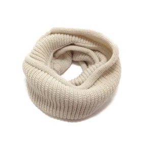 Baby Knit Infinity Scarf Toddler Neck Warmer | Ivory