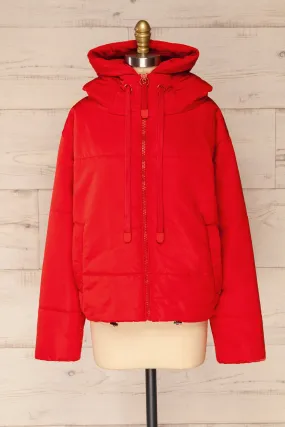 Bachillero | Red Puffer Jacket