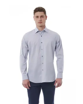 Bagutta Slim Fit Dress Shirt - Light Blue - XS