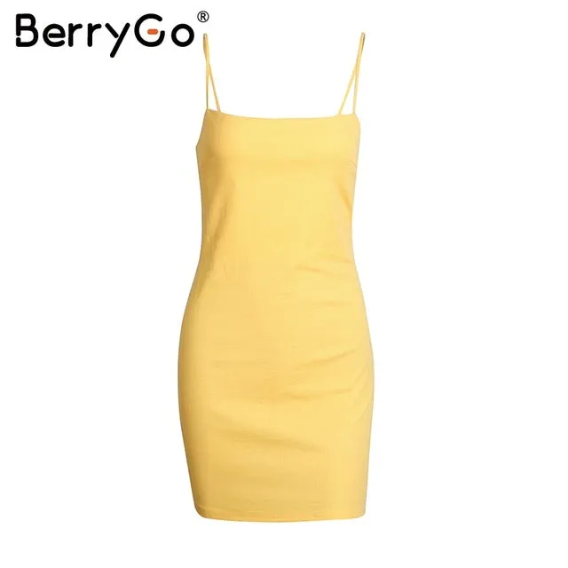 BerryGo Bow casual linen sexy dress Backless 2017 beach summer dress women sundress Slim fit bodycon white short dress vestidos