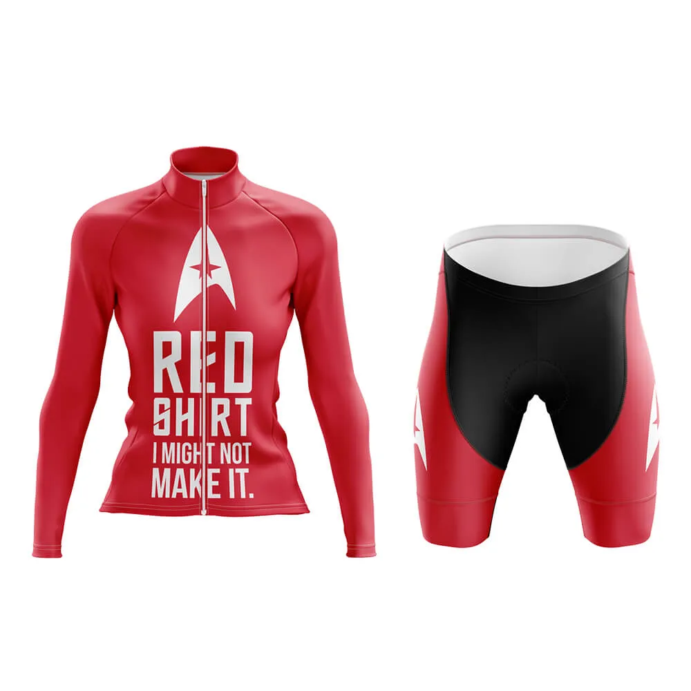 Bike Trek Red Shirt (V1) Aero Cycling Kit