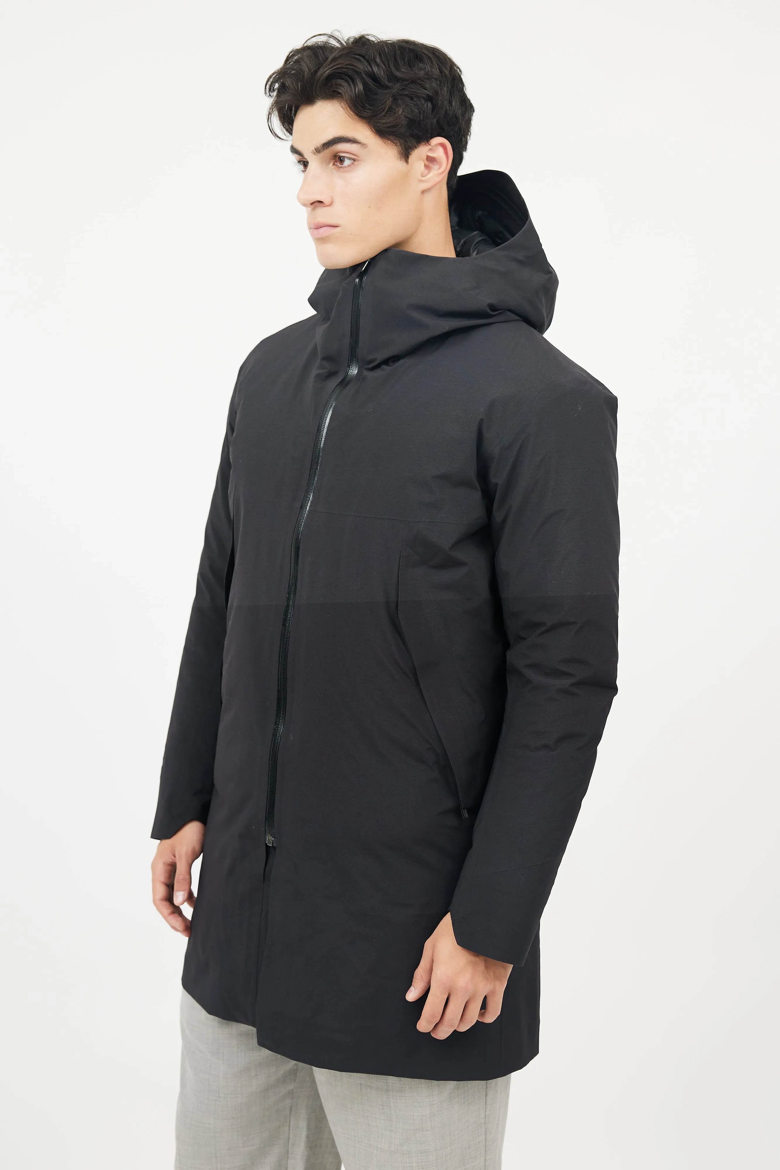 Black Monitor Down Coat