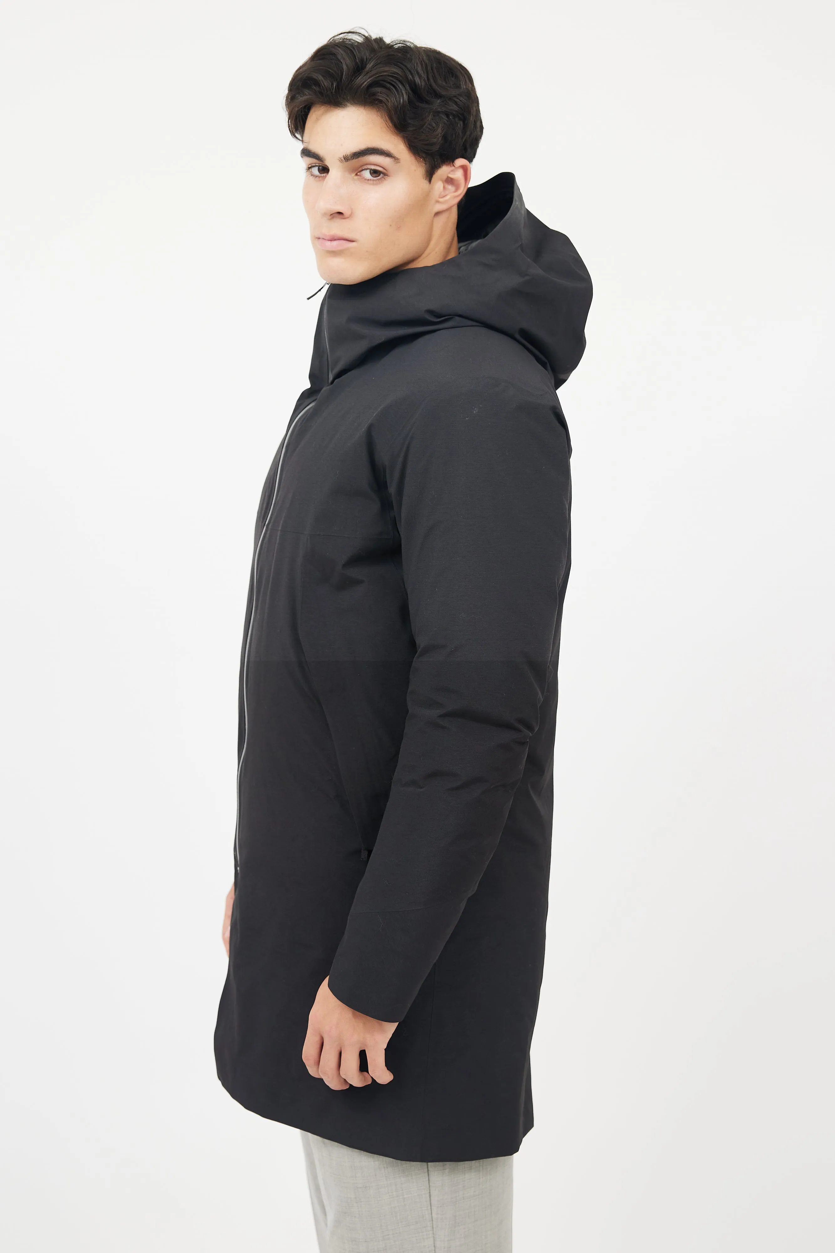 Black Monitor Down Coat