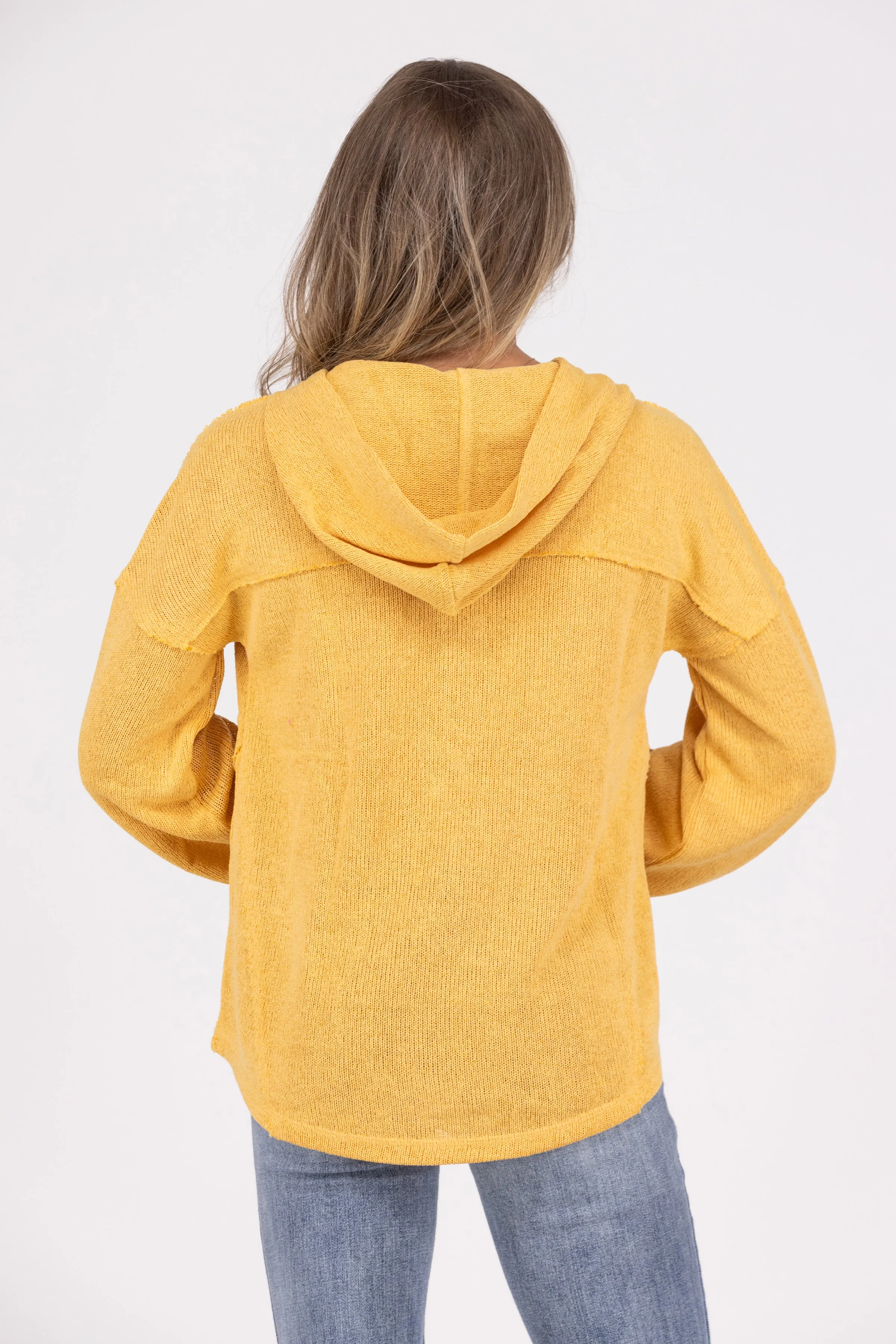 Blame It On The Times Oversized Hooded Sweater