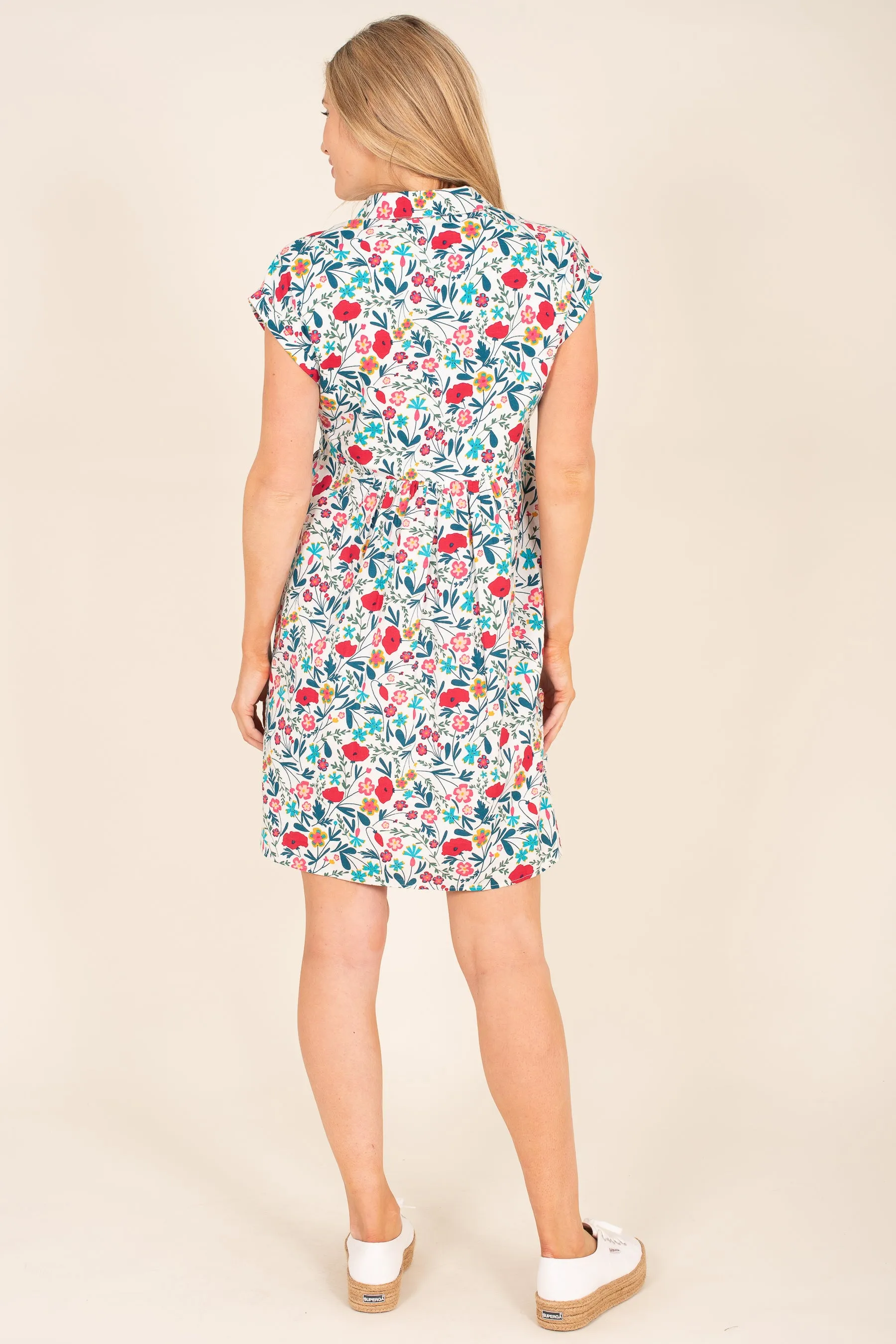 Botanical Shirt Dress