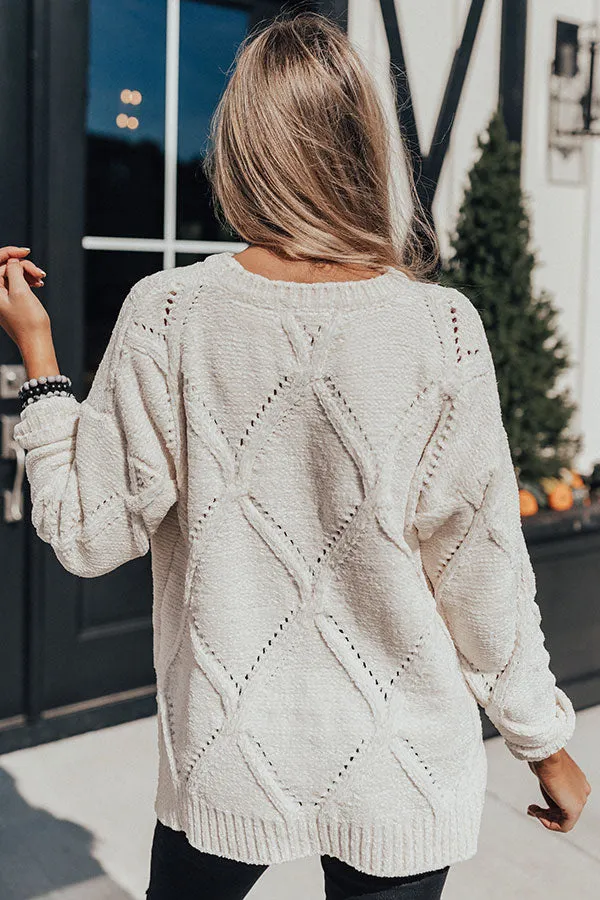 Bound For Snow Chenille Sweater