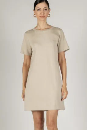 Butter Modal Midi T-Shirt Dress - Taupe