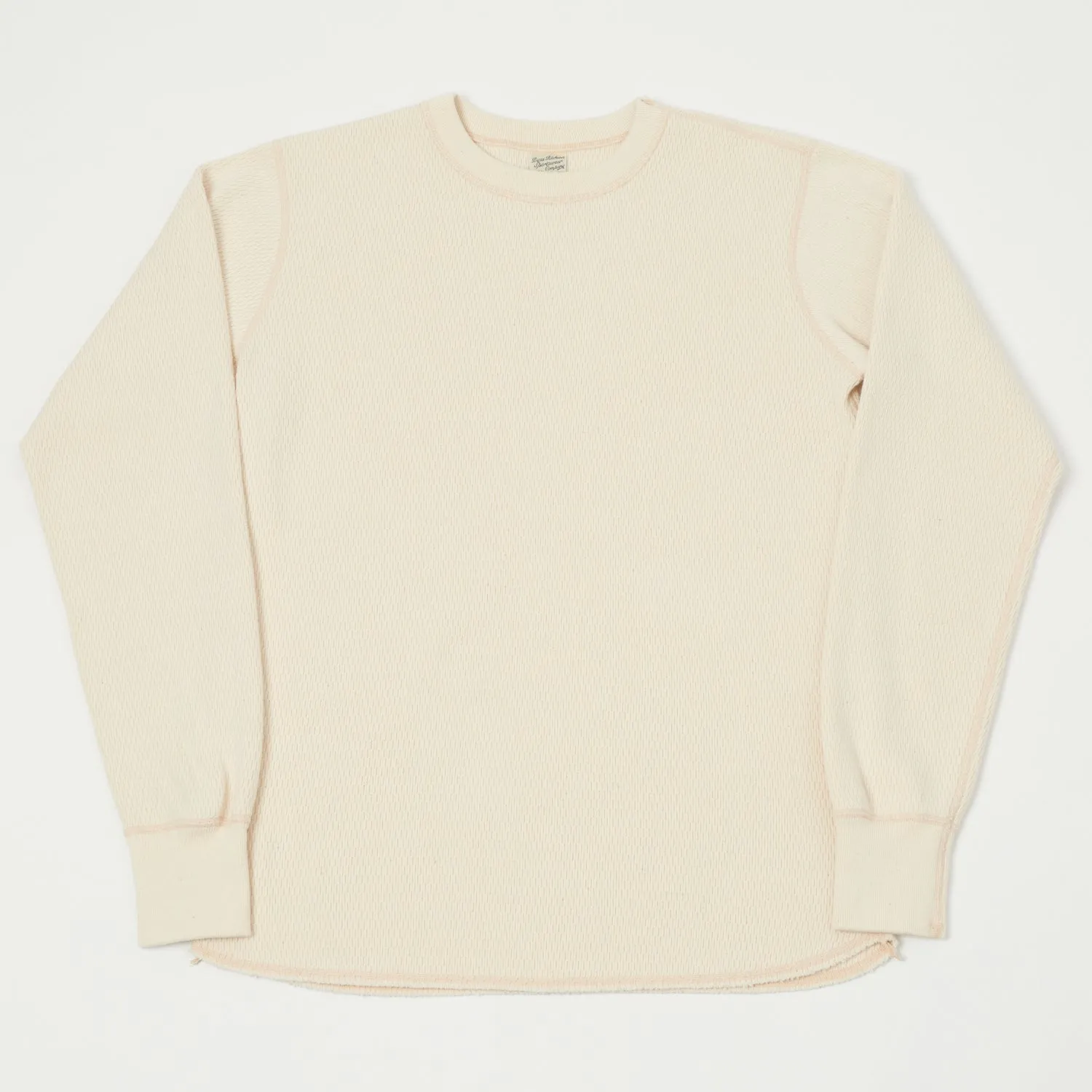 Buzz Rickson's L/S Thermal Tee Shirt - Natural