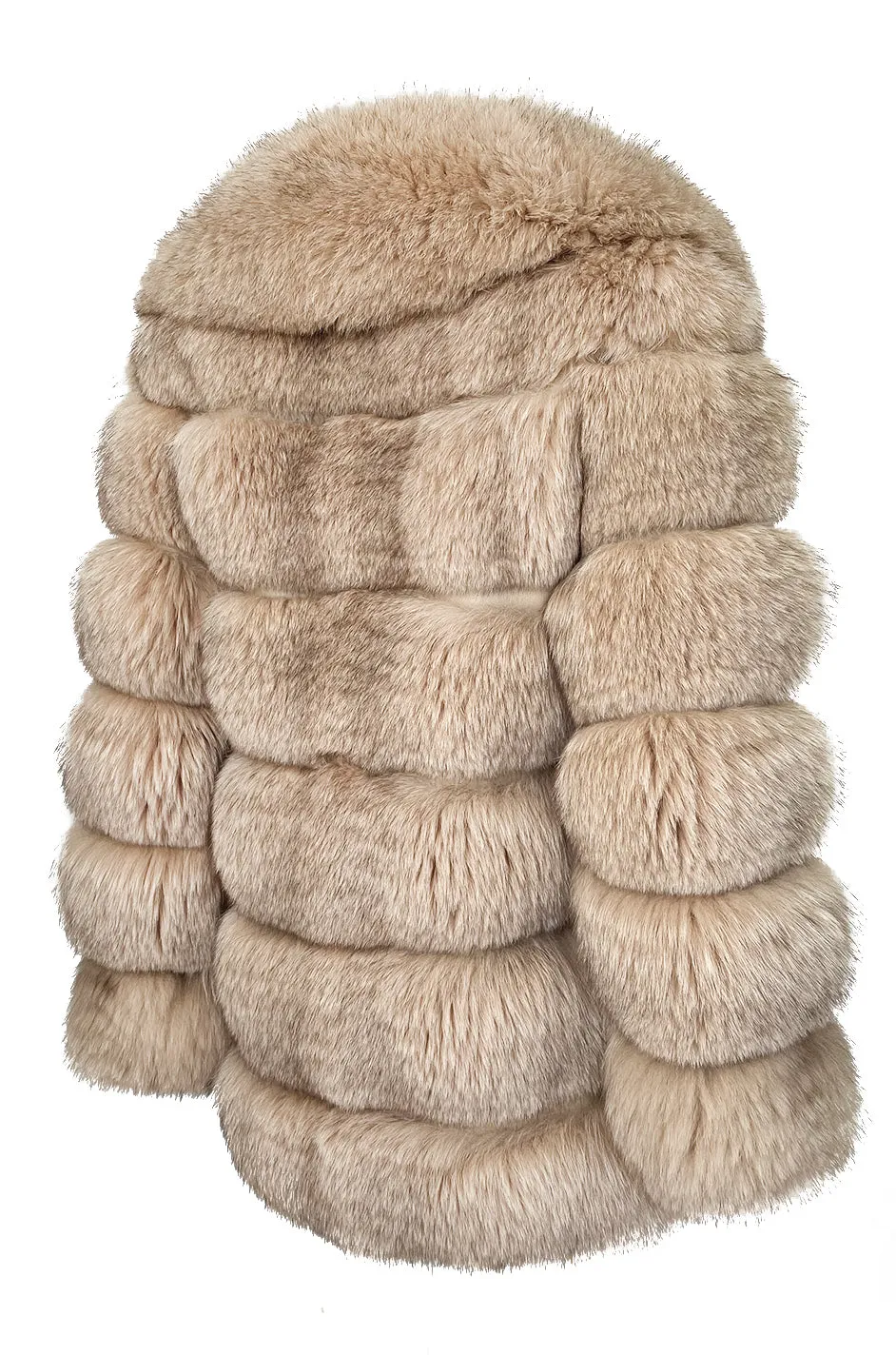 c.1968 Pierre Balmain Convertible Two Length Coyote Fur & Leather Coat