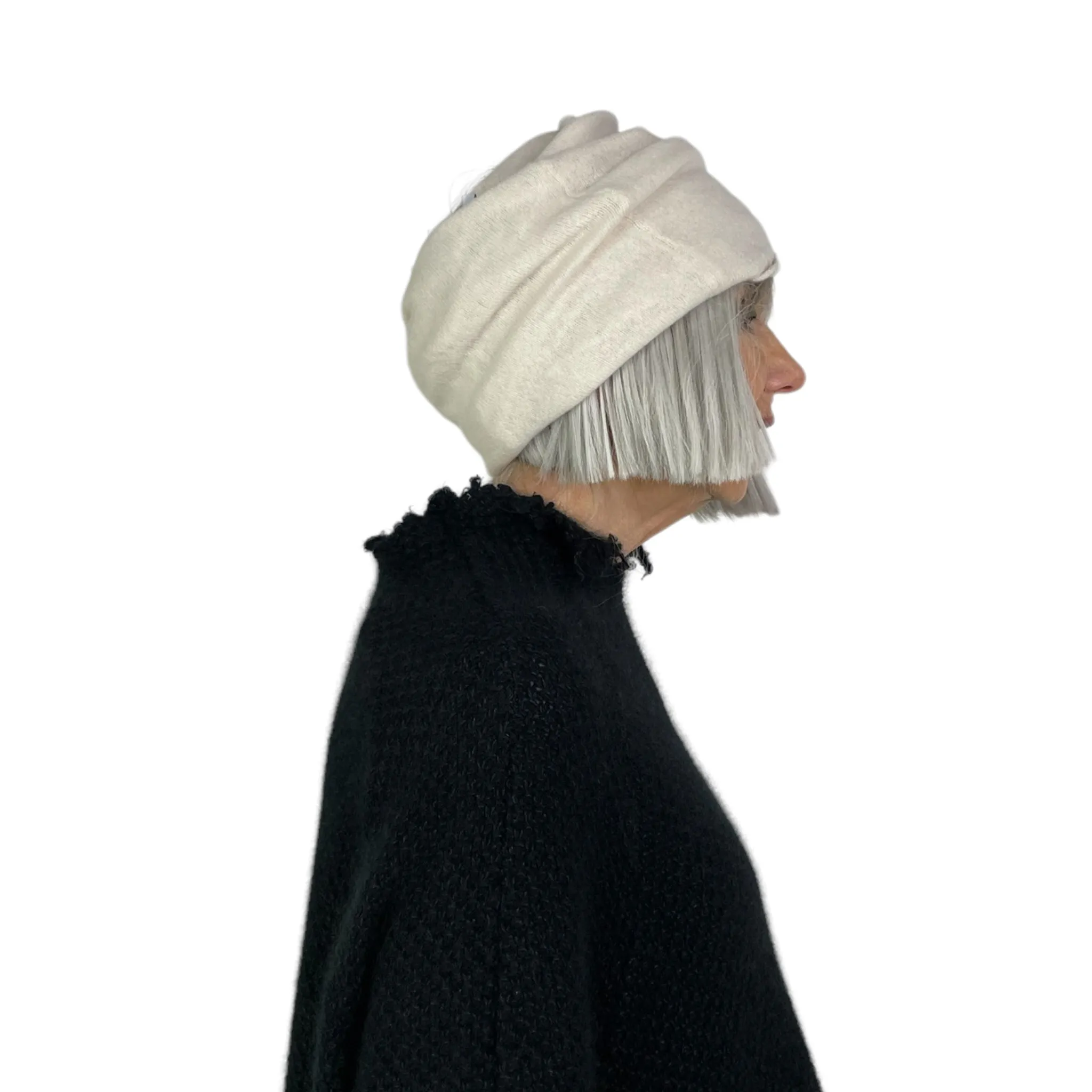 CASHMERE INFINITY SCARF/HAT