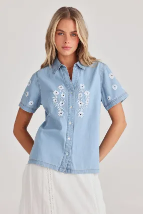 Cece Denim Shirt