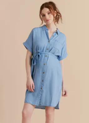 Chambray Shirt Dress