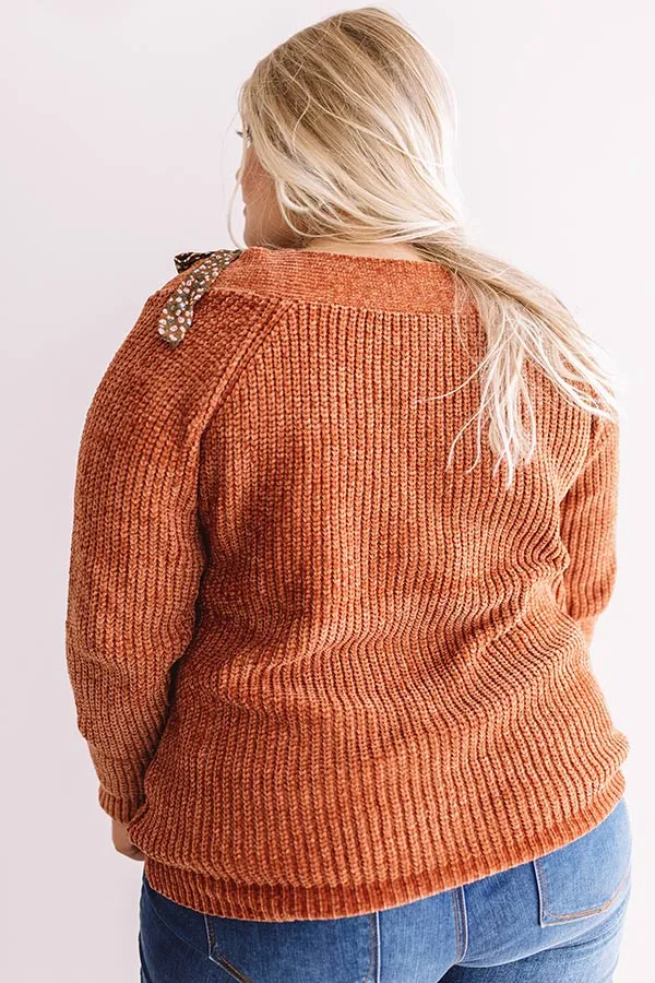 Cheerful Comforts Chenille Sweater Curves