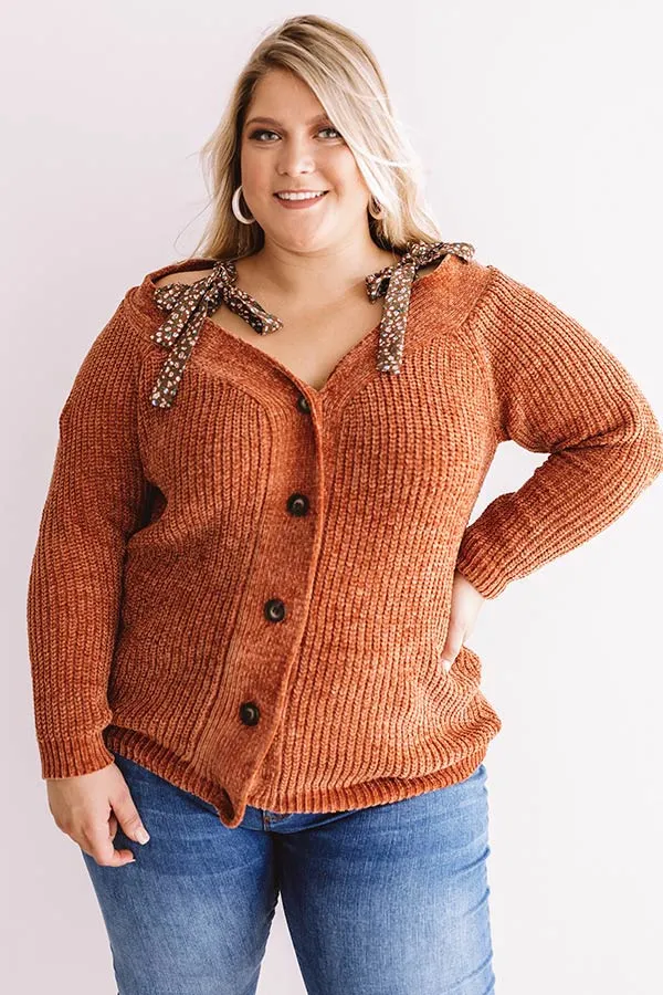 Cheerful Comforts Chenille Sweater Curves