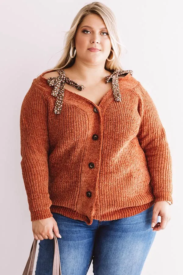 Cheerful Comforts Chenille Sweater Curves