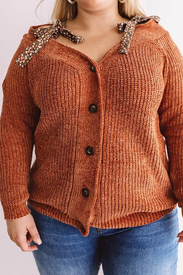 Cheerful Comforts Chenille Sweater Curves