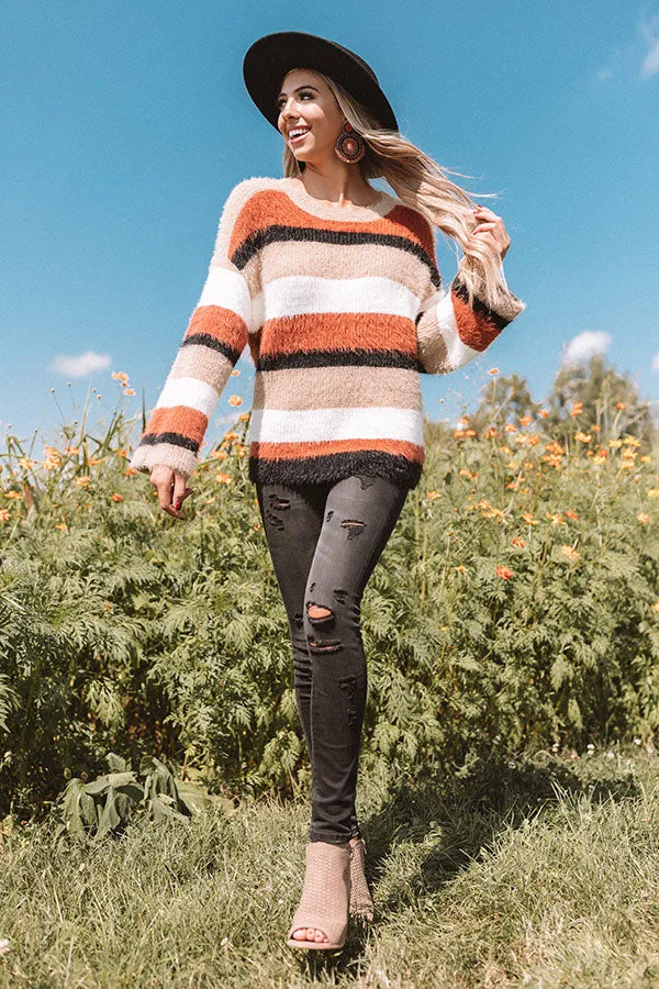 Chill Times At The Cabin Stripe Sweater