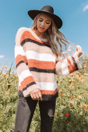 Chill Times At The Cabin Stripe Sweater