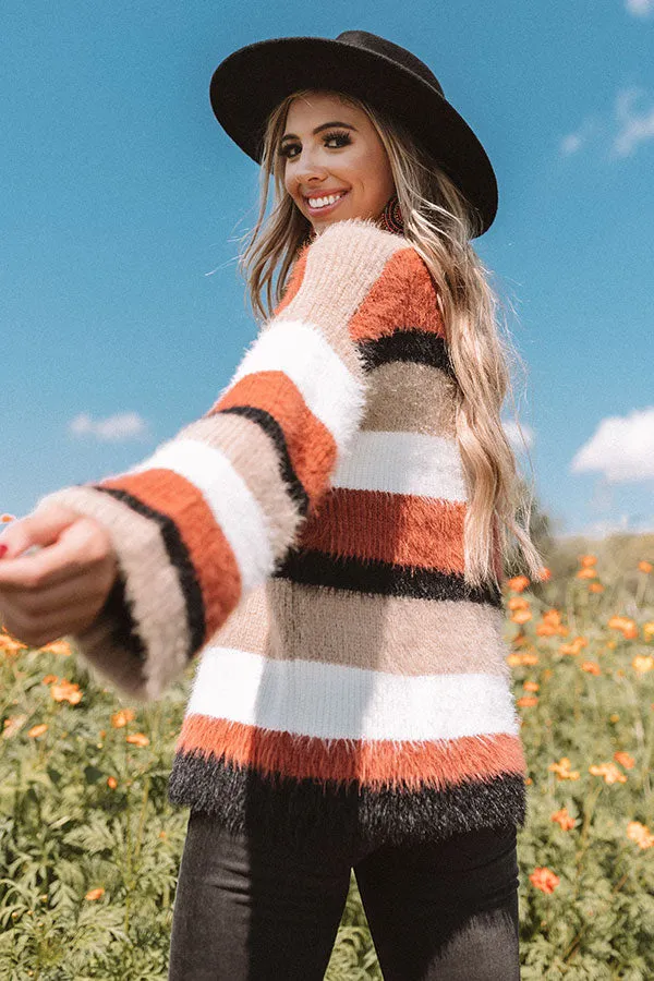 Chill Times At The Cabin Stripe Sweater