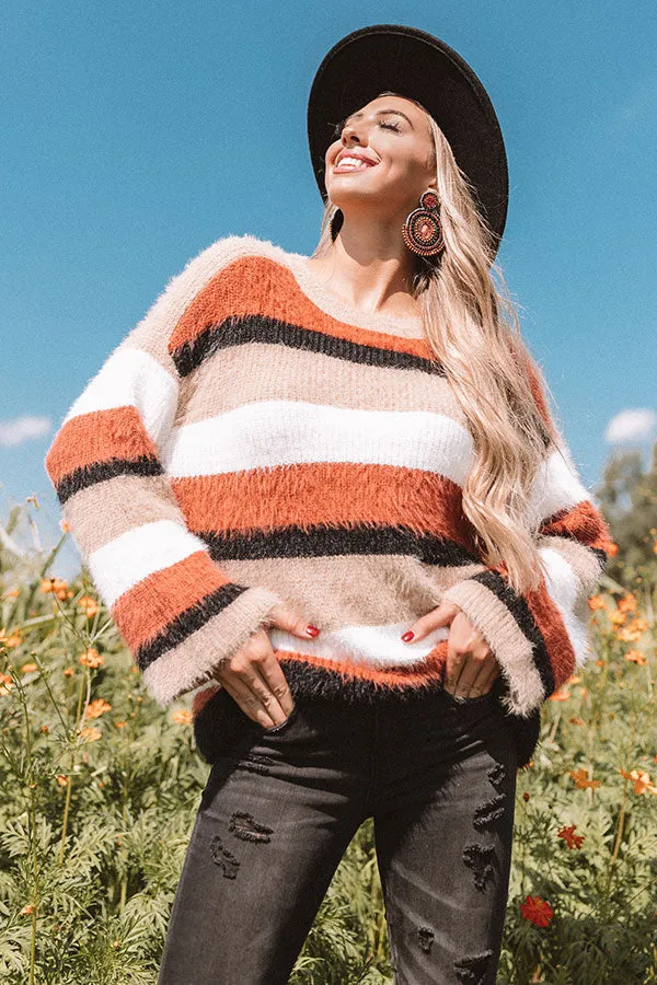 Chill Times At The Cabin Stripe Sweater