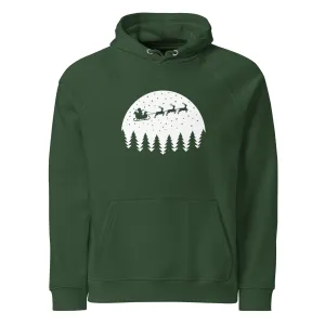 Christmas Eve Graphic Men Eco Raglan Hoodie