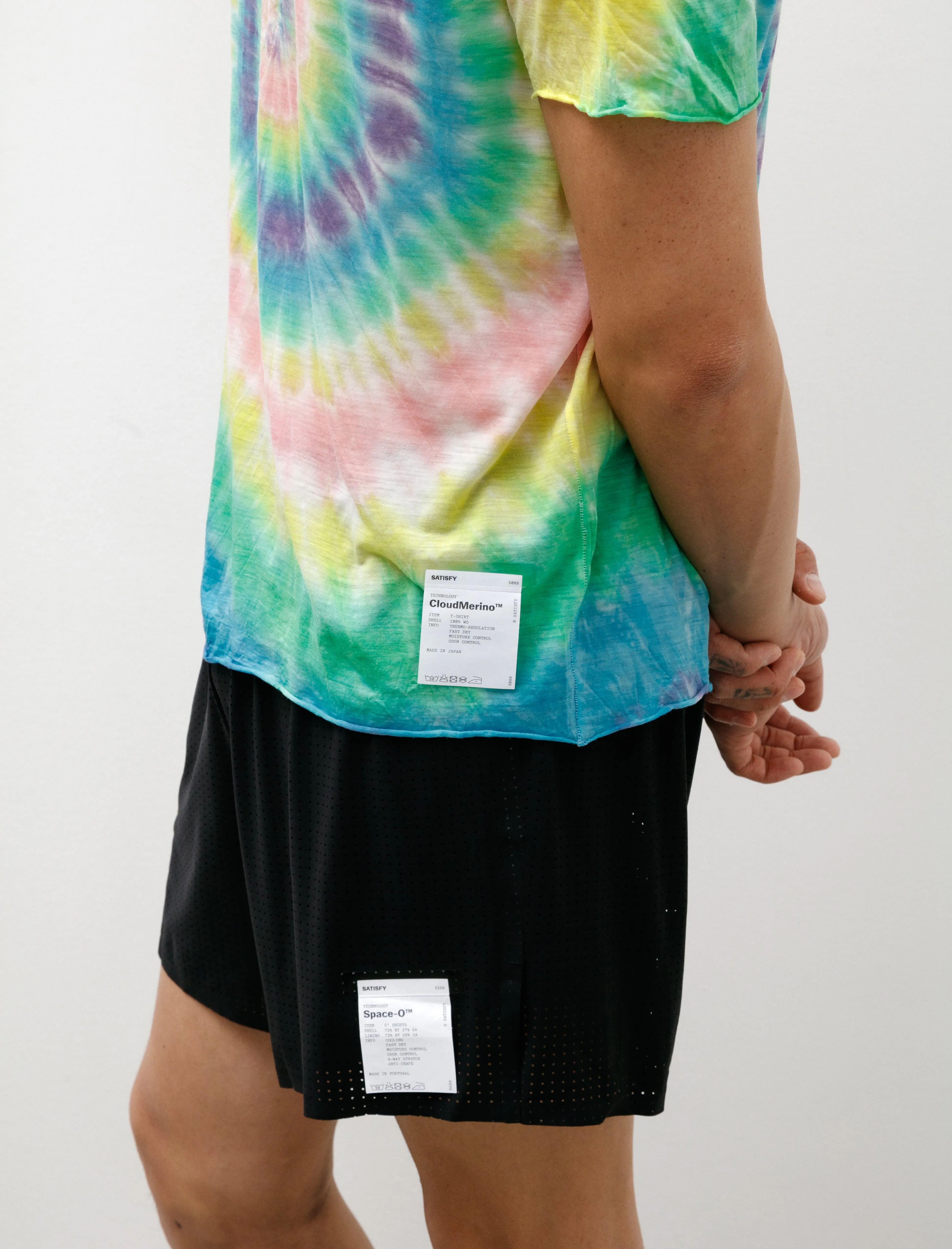 CloudMerino T-Shirt Tie Dye Psychedelic