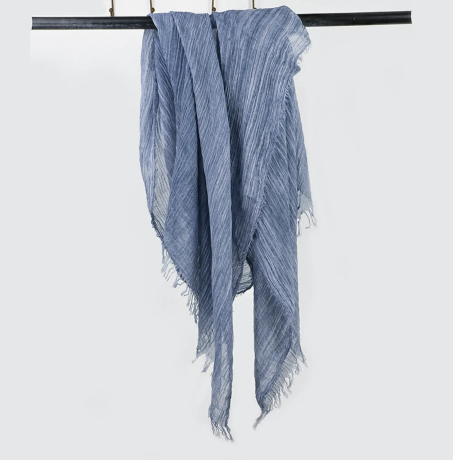 Denim Cotton/Linen Shawl