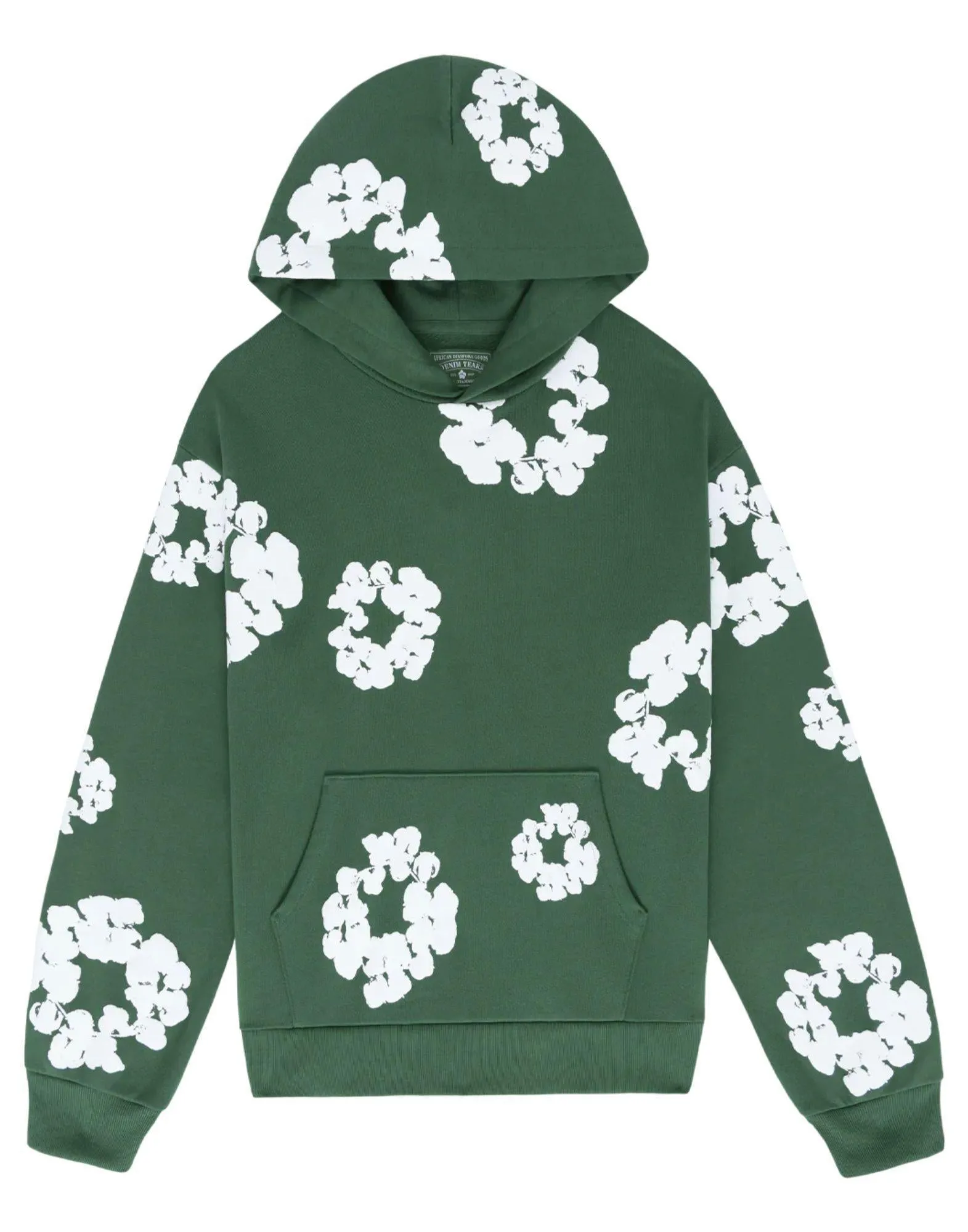 DENIM TEARS COTTON WREATH HOODIE GREEN