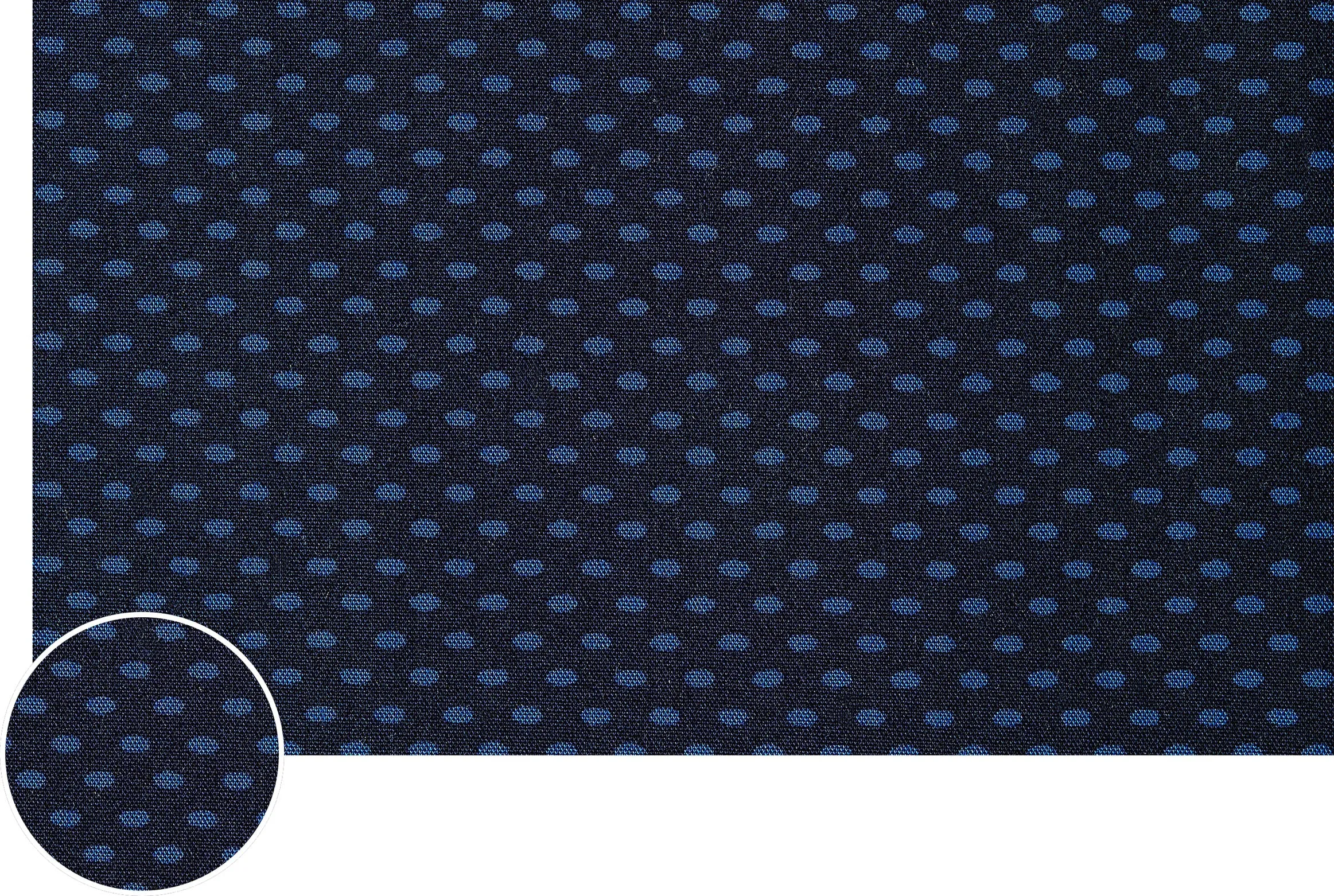 Dot Print Casual Shirt - Navy/White | Black/Blue