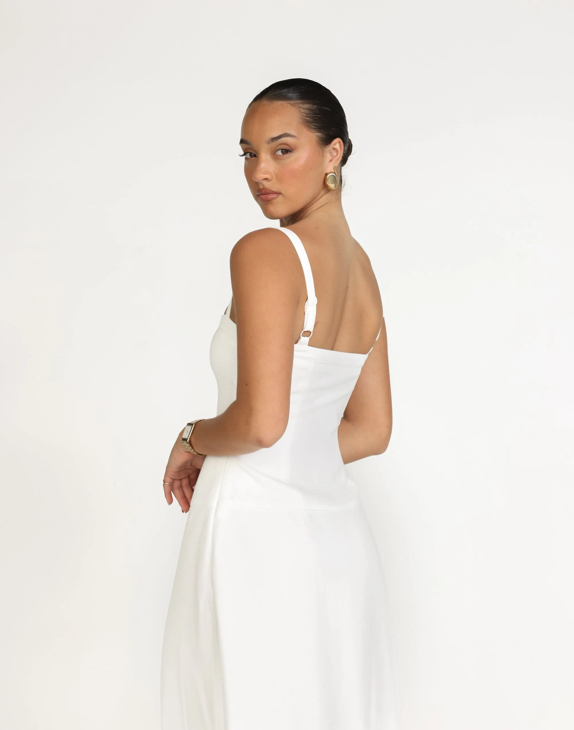 Erica Maxi Dress (White)