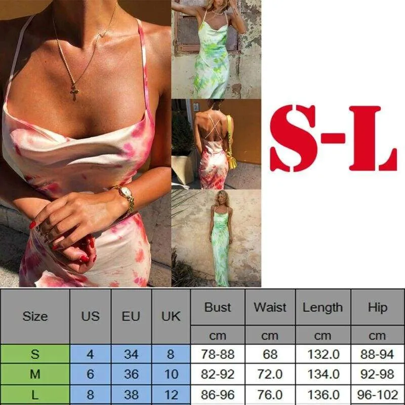 FashionSierra - Summer Women's Sleeveless Bodycon Bandage Long Dress Ladies Backless Loose Club Evening Party Dress