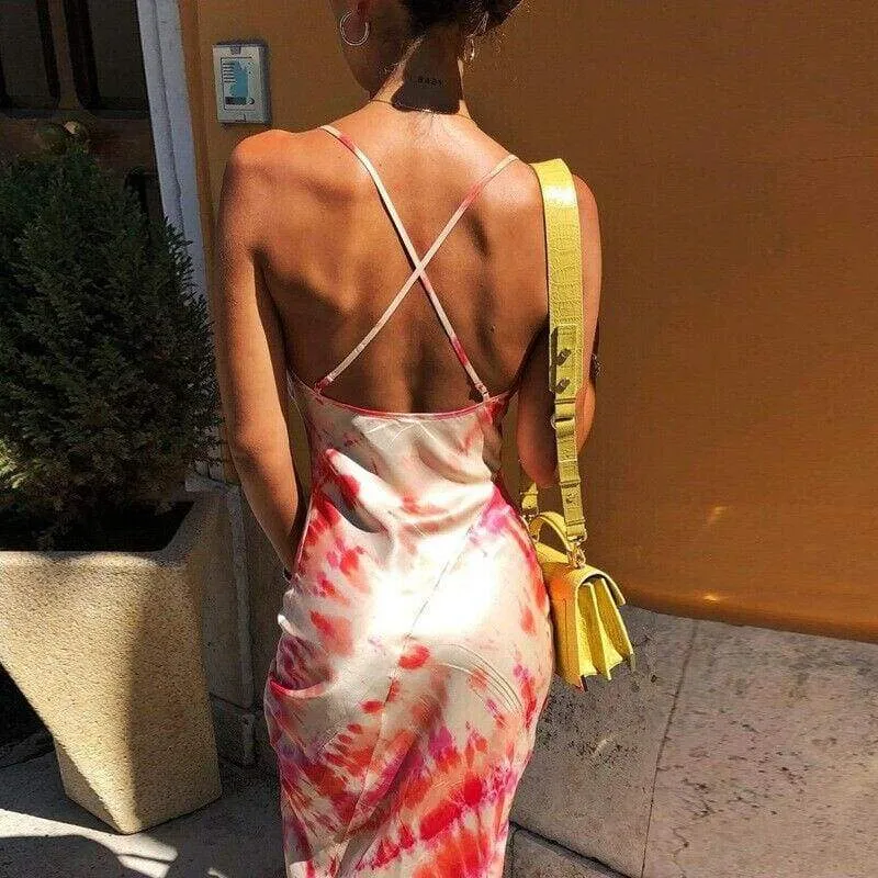 FashionSierra - Summer Women's Sleeveless Bodycon Bandage Long Dress Ladies Backless Loose Club Evening Party Dress