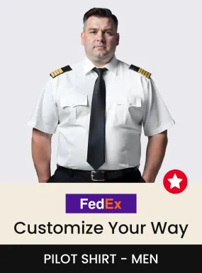 FEDEX Custom Pilot Shirt Men