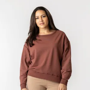 Fleece Crew Sweatshirt - Masala