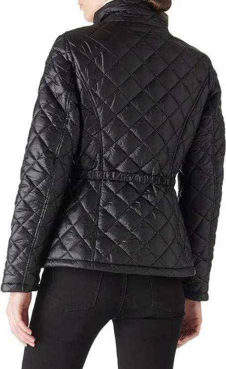 Giolshon Women Quilted Lightweight Coat Puffer Jacket with Belt