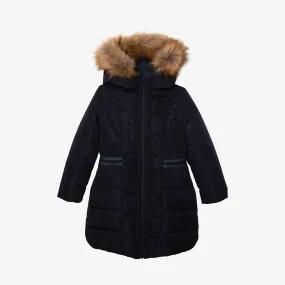 Girls' navy blue coat