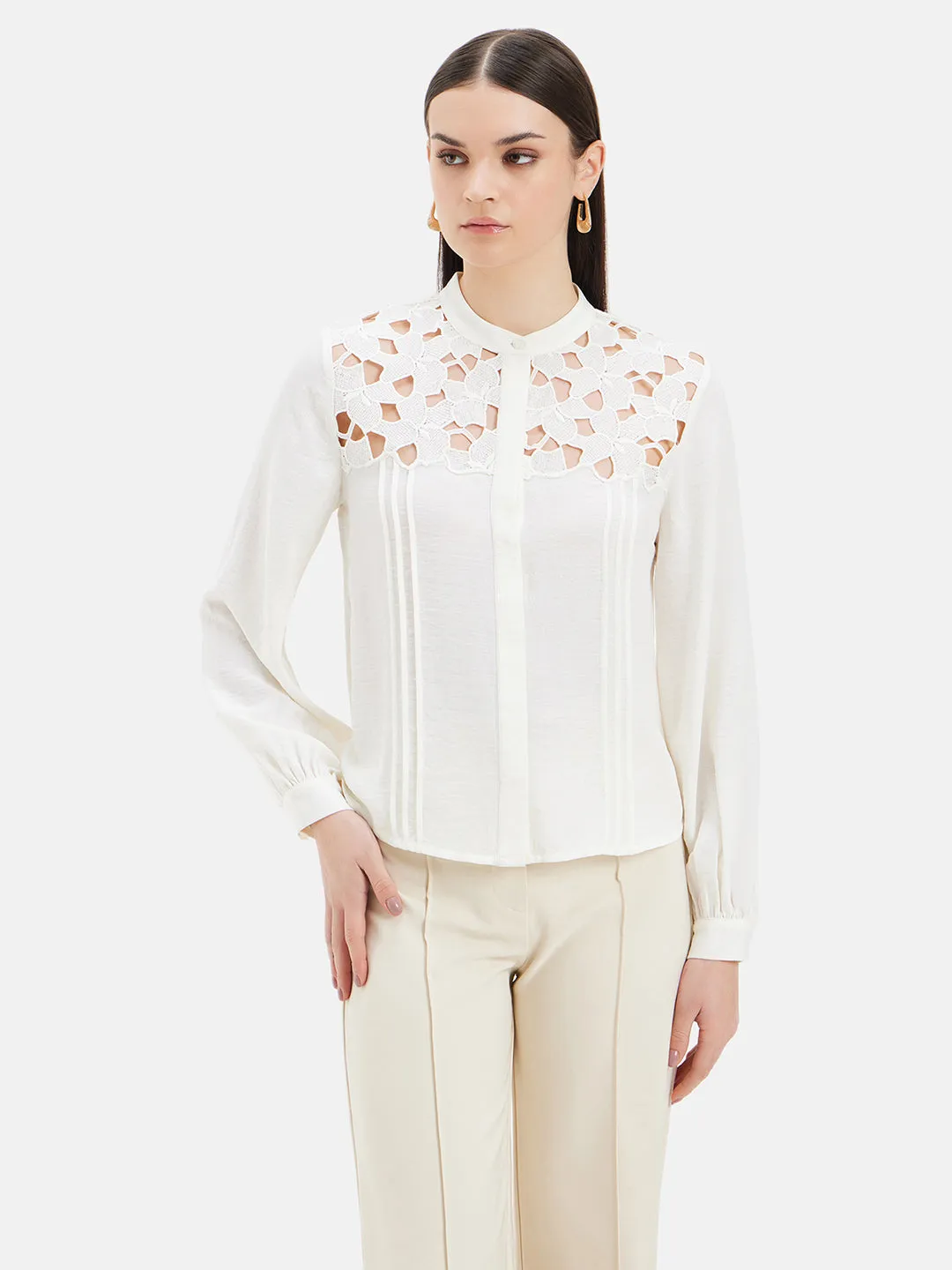 Grace Full Sleeves Lace Top