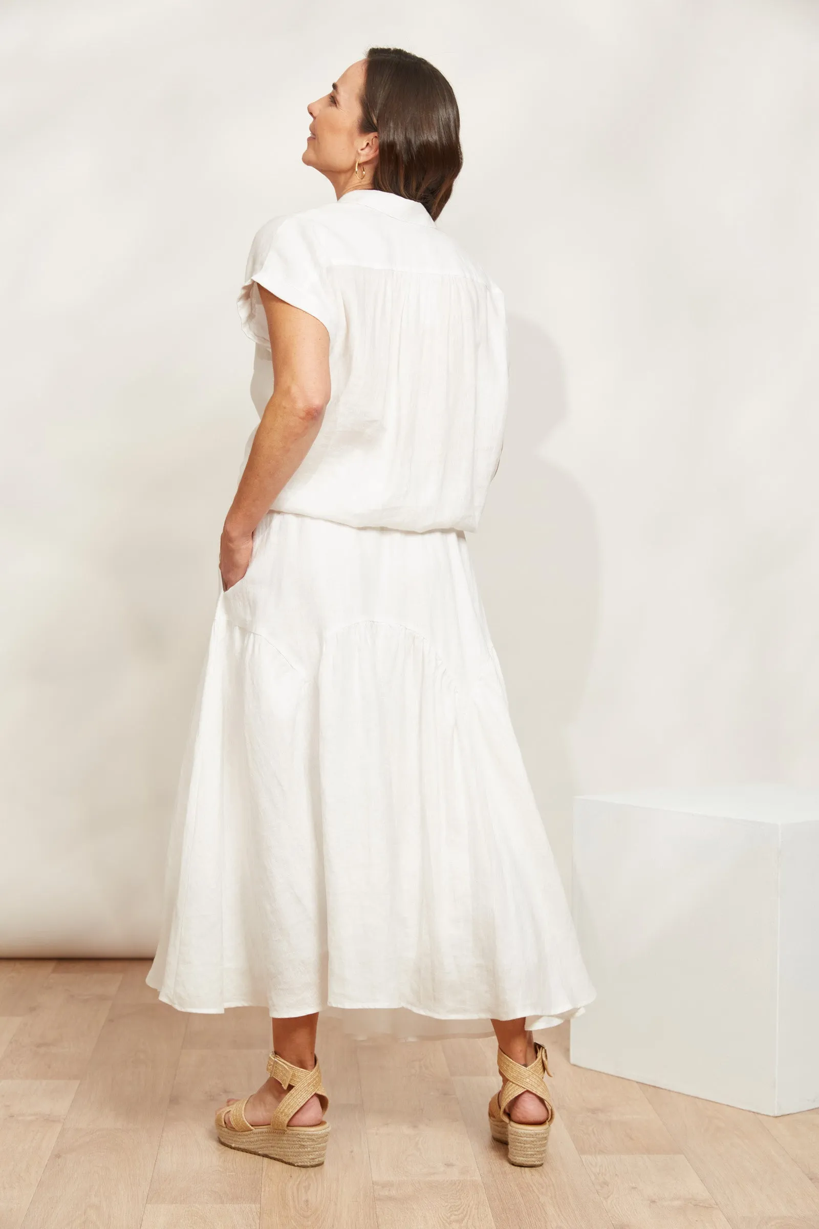 Halcyon Skirt - Opal White