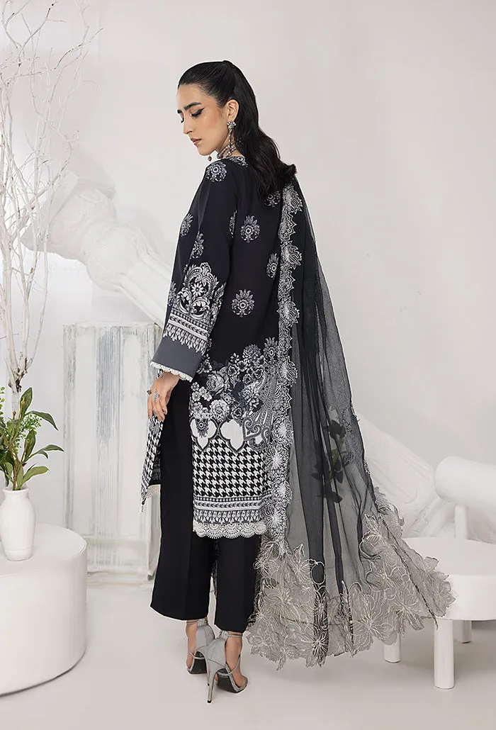 HumDum Monochrome Printed Lawn Collection – DN-01